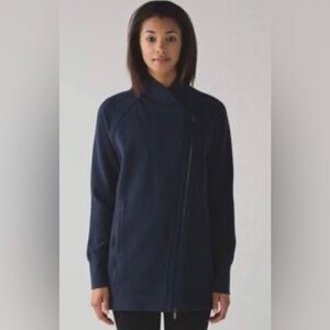 Lululemon Back to It Wrap Inkwell Women’s Sweater Jacket Size 6 Fall Running